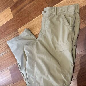 REI CO-OP Men’s Size 36 x 30 Brown Nylon Straight Leg Zip Pocket Cargo Pants